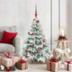 Vidaxx sapin de Noël artificiel avec 150 LED avec standard blanc 120 cm PE et PVC