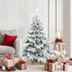 Vidaxx sapin de Noël artificiel avec 150 LED avec standard blanc 150 cm PE et PVC