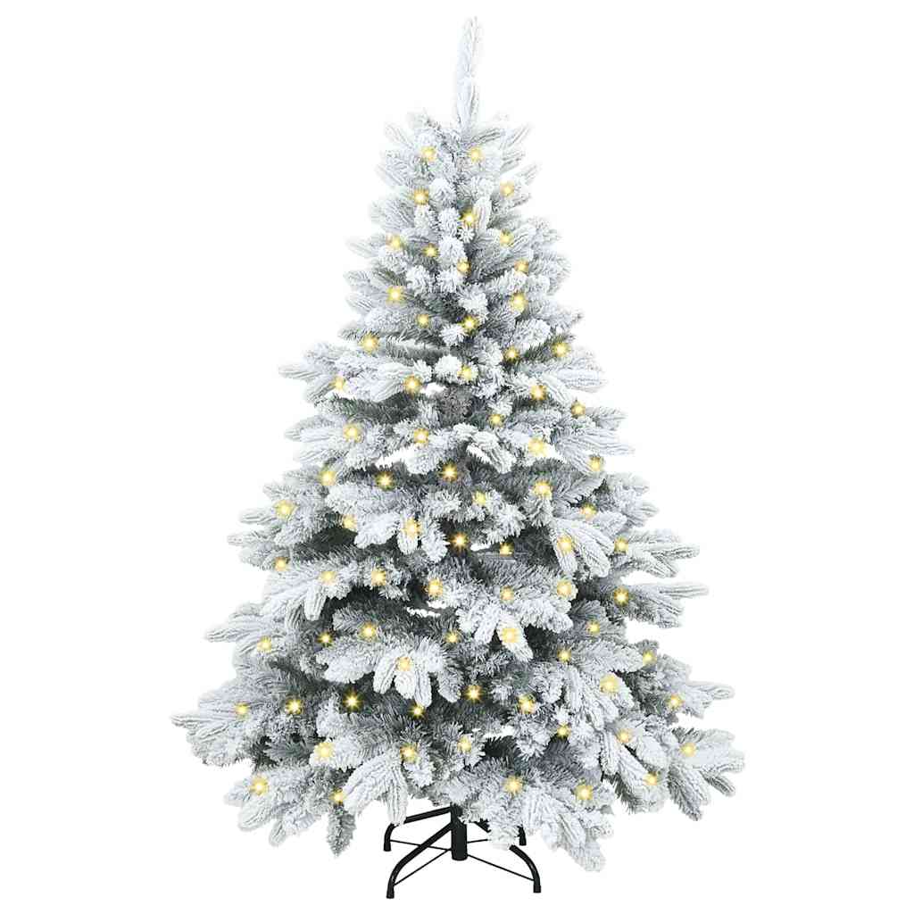 Vidaxx sapin de Noël artificiel avec 150 LED avec standard blanc 150 cm PE et PVC