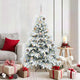 Vidaxx sapin de Noël artificiel avec 150 LED avec standard blanc 150 cm PE et PVC