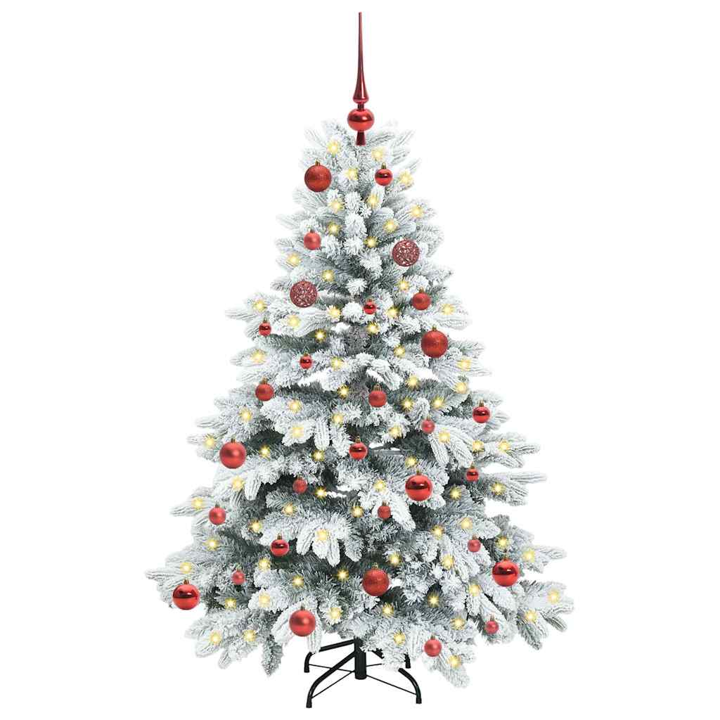 Vidaxx sapin de Noël artificiel avec 150 LED avec standard blanc 150 cm PE et PVC