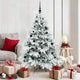 Vidaxx sapin de Noël artificiel avec 150 LED avec standard blanc 150 cm PE et PVC