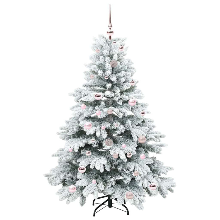 Vidaxx sapin de Noël artificiel avec 150 LED avec standard blanc 150 cm PE et PVC
