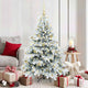 Vidaxx sapin de Noël artificiel avec 150 LED avec standard blanc 150 cm PE et PVC