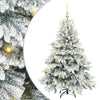 Vidaxx sapin de Noël artificiel avec 150 LED avec standard blanc 150 cm PE et PVC