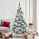 Vidaxx sapin de Noël artificiel avec 300 LED avec standard blanc 180 cm PE et PVC