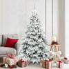 Vidaxx sapin de Noël artificiel avec 300 LED avec standard blanc 180 cm PE et PVC
