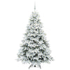 Vidaxx sapin de Noël artificiel avec 300 LED avec standard blanc 180 cm PE et PVC