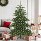 Vidaxx sapin de Noël artificiel pliant vert 150 cm PVC et acier