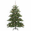 Vidaxx sapin de Noël artificiel pliant vert 150 cm PVC et acier