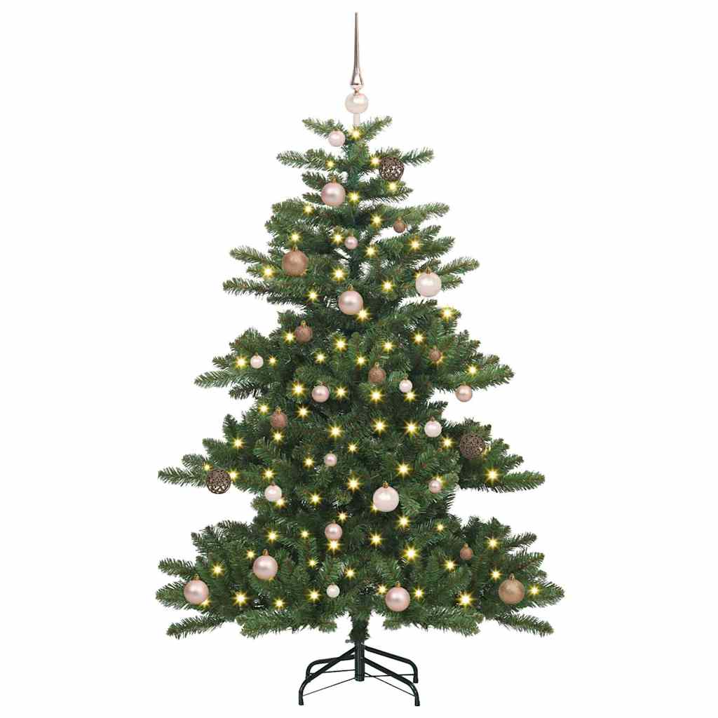 Vidaxx sapin de Noël artificiel pliant vert 150 cm PVC et acier