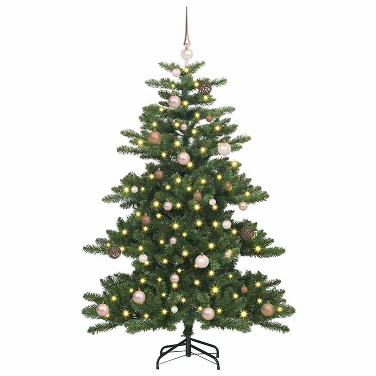 Vidaxx sapin de Noël artificiel pliant vert 150 cm PVC et acier