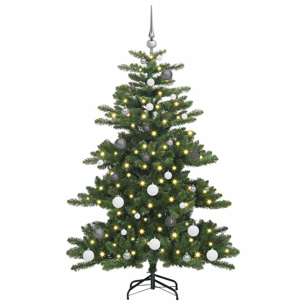 Vidaxx sapin de Noël artificiel pliant vert 150 cm PVC et acier