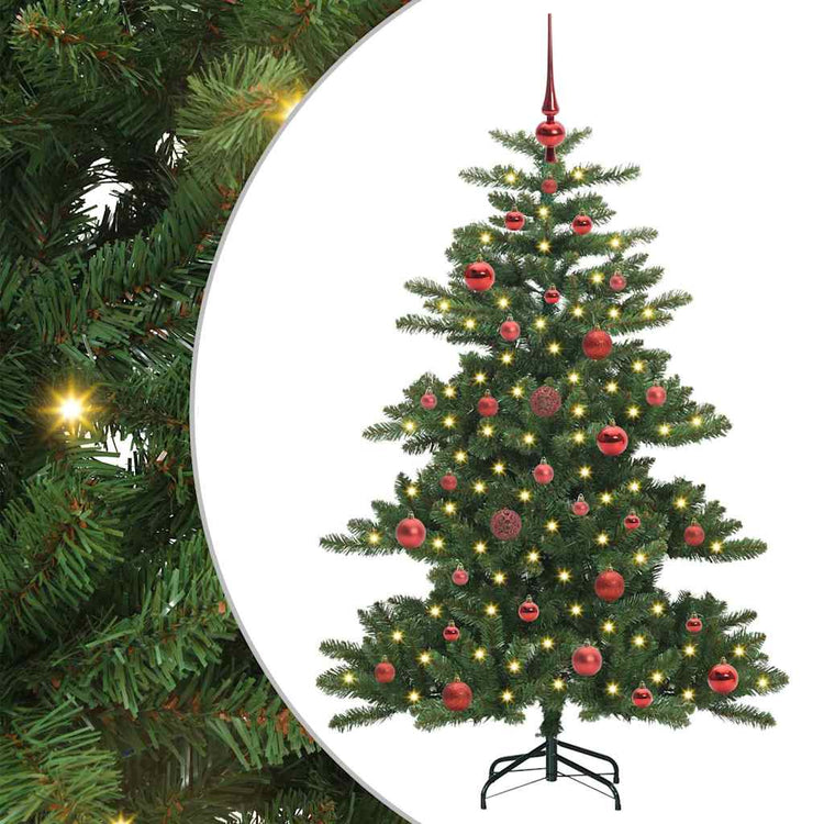 Vidaxx sapin de Noël artificiel pliant vert 150 cm PVC et acier