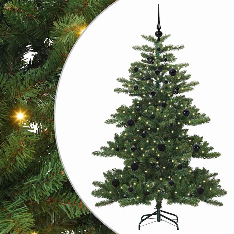 Vidaxx sapin de Noël artificiel pliant vert 150 cm PVC et acier