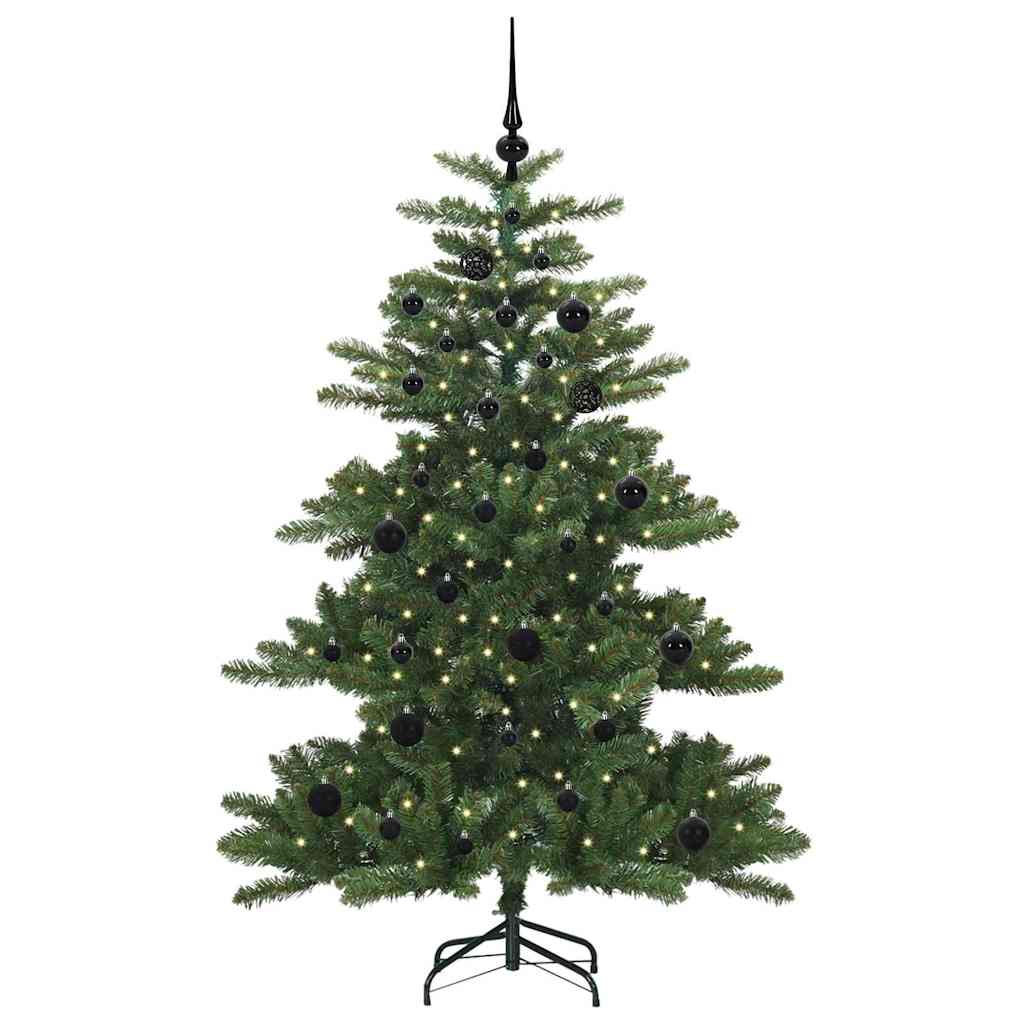 Vidaxx sapin de Noël artificiel pliant vert 150 cm PVC et acier