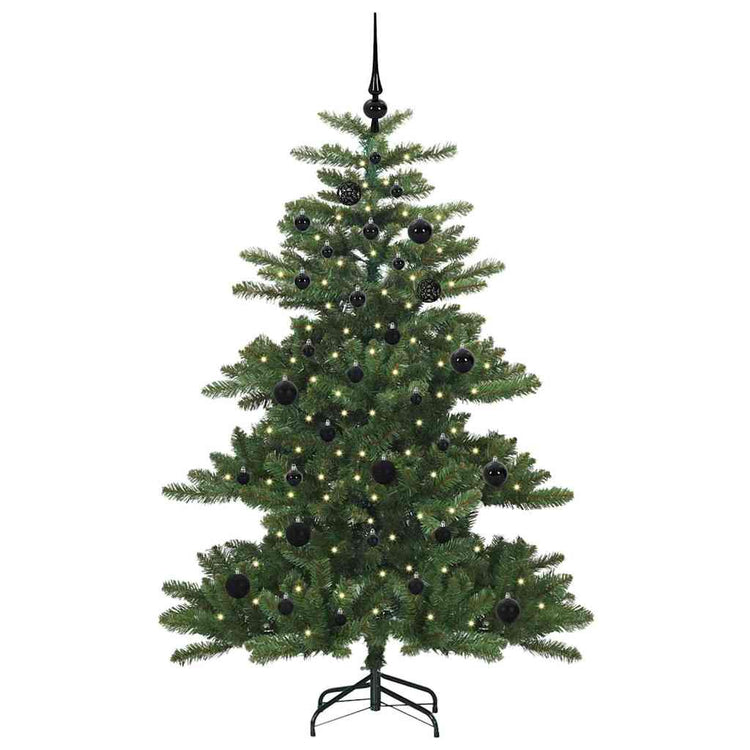 Vidaxx sapin de Noël artificiel pliant vert 150 cm PVC et acier