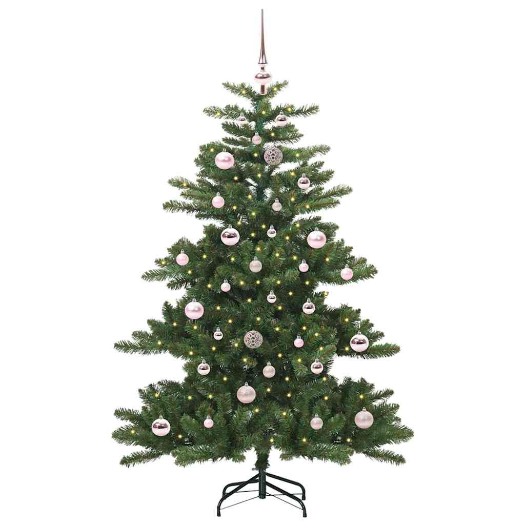 Vidaxx sapin de Noël artificiel pliant vert 150 cm PVC et acier
