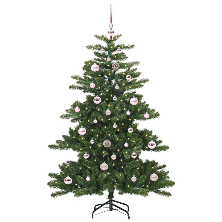 Vidaxx sapin de Noël artificiel pliant vert 150 cm PVC et acier