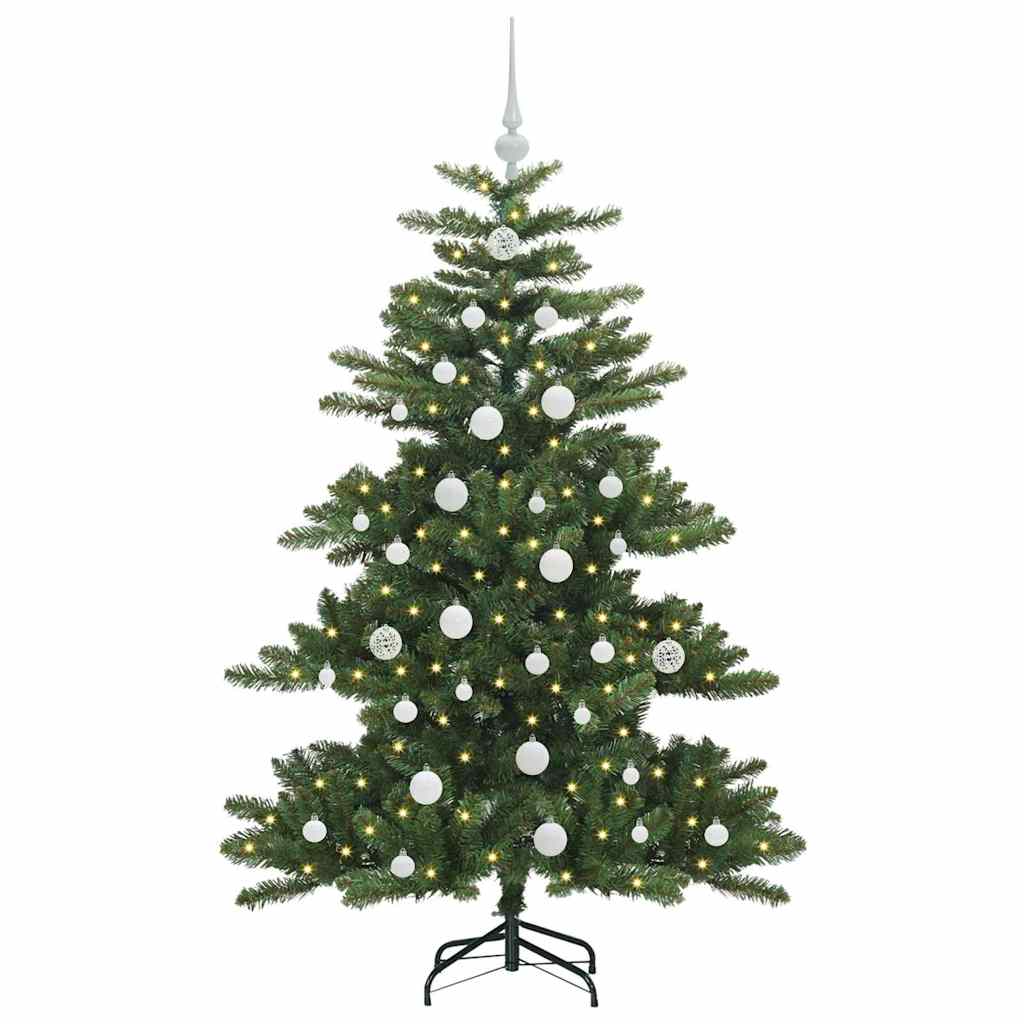 Vidaxx sapin de Noël artificiel pliant vert 150 cm PVC et acier