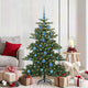 Vidaxx sapin de Noël artificiel pliant vert 150 cm PVC et acier
