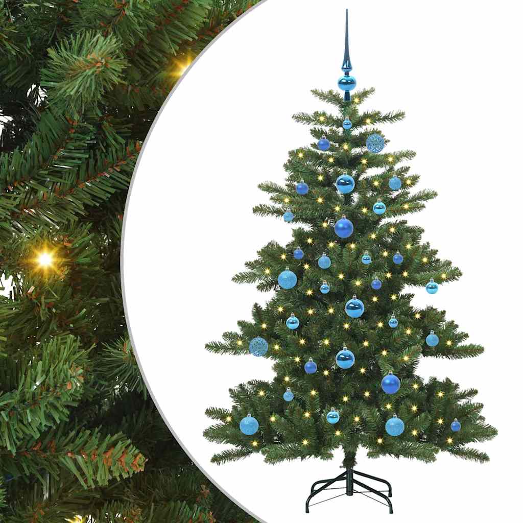 Vidaxx sapin de Noël artificiel pliant vert 150 cm PVC et acier