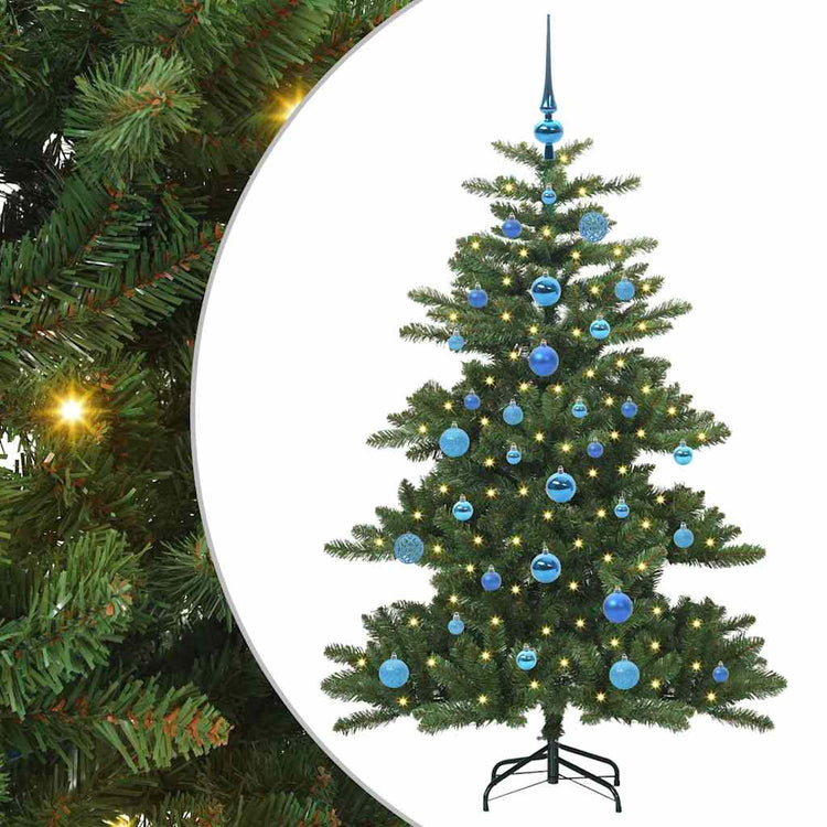 Vidaxx sapin de Noël artificiel pliant vert 150 cm PVC et acier