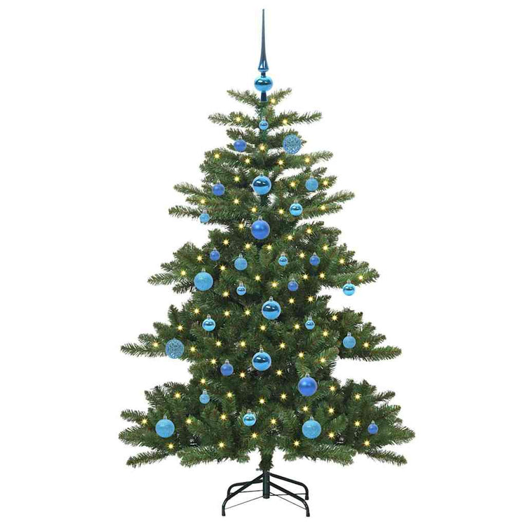 Vidaxx sapin de Noël artificiel pliant vert 150 cm PVC et acier