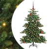 Vidaxx sapin de Noël artificiel pliant vert 150 cm PVC et acier
