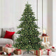 Vidaxx sapin de Noël artificiel pliant vert 180 cm PVC et acier
