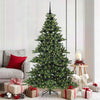 Vidaxx sapin de Noël artificiel pliant vert 180 cm PVC et acier