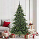Vidaxx sapin de Noël artificiel pliant vert 180 cm PVC et acier