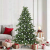 Vidaxx sapin de Noël artificiel pliant vert 180 cm PVC et acier