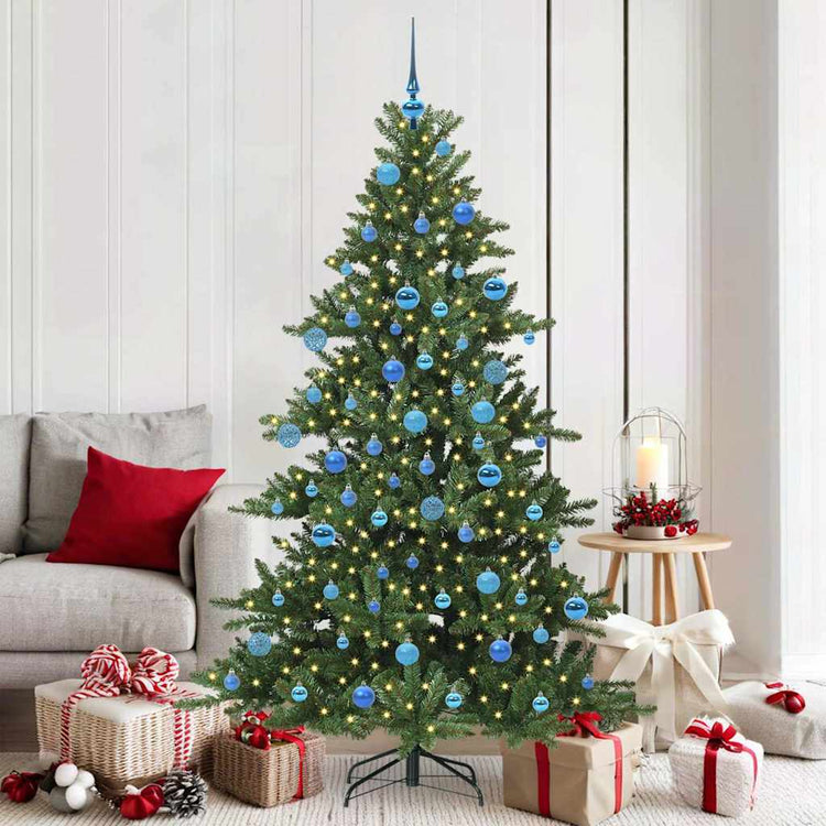 Vidaxx sapin de Noël artificiel pliant vert 180 cm PVC et acier