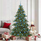 Vidaxx sapin de Noël artificiel pliant vert 180 cm PVC et acier