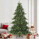 Vidaxx sapin de Noël artificiel pliant vert 210 cm PVC et acier