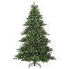 Vidaxx sapin de Noël artificiel pliant vert 210 cm PVC et acier