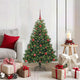 Vidaxx sapin de Noël artificiel avec 150 LED avec standard vert 120 cm PE et PVC