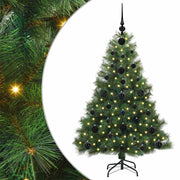 Vidaxx sapin de Noël artificiel avec 150 LED avec standard vert 120 cm PE et PVC - afbeelding 2
