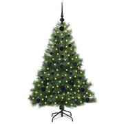 Vidaxx sapin de Noël artificiel avec 150 LED avec standard vert 120 cm PE et PVC - afbeelding 3
