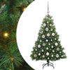 Vidaxx sapin de Noël artificiel avec 150 LED avec standard vert 120 cm PE et PVC