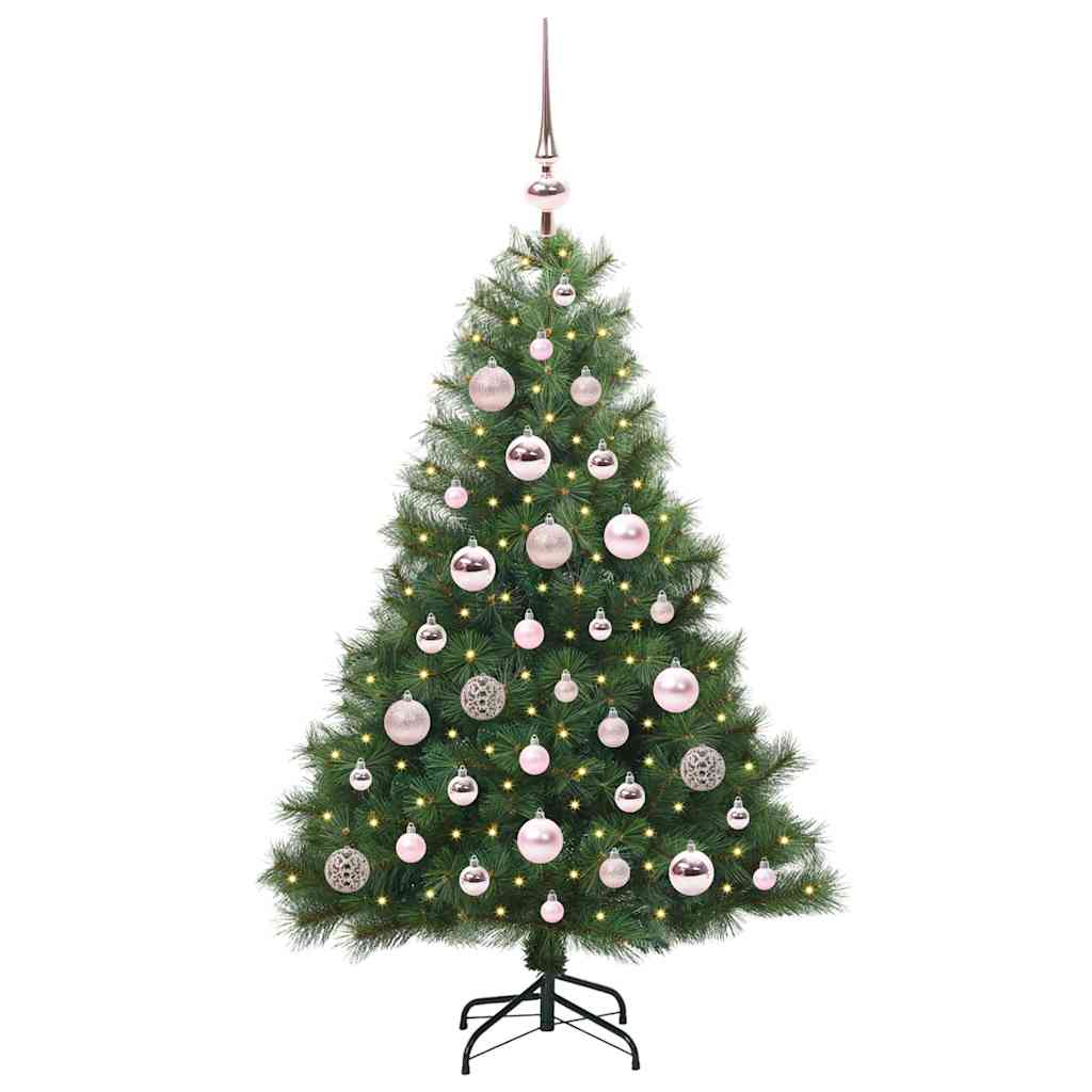 Vidaxx sapin de Noël artificiel avec 150 LED avec standard vert 120 cm PE et PVC