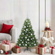 Vidaxx sapin de Noël artificiel avec 150 LED avec standard vert 120 cm PE et PVC