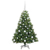 Vidaxx sapin de Noël artificiel avec 150 LED avec standard vert 120 cm PE et PVC