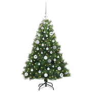 Vidaxx sapin de Noël artificiel avec 150 LED avec standard vert 120 cm PE et PVC - afbeelding 3