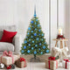 Vidaxx sapin de Noël artificiel avec 150 LED avec standard vert 120 cm PE et PVC