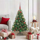 Vidaxx sapin de Noël artificiel avec 150 LED avec standard vert 120 cm PE et PVC