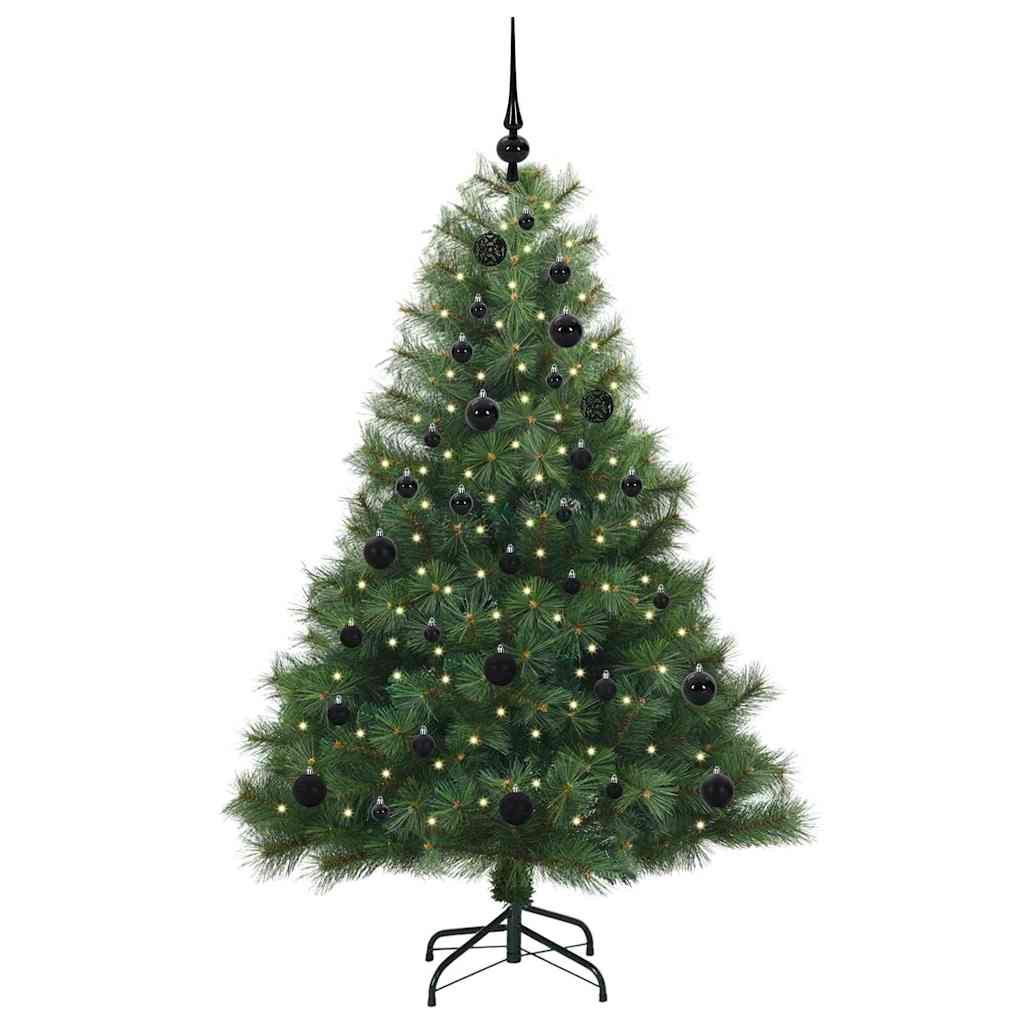Vidaxx sapin de Noël artificiel avec 150 LED avec standard vert 150 cm PE et PVC