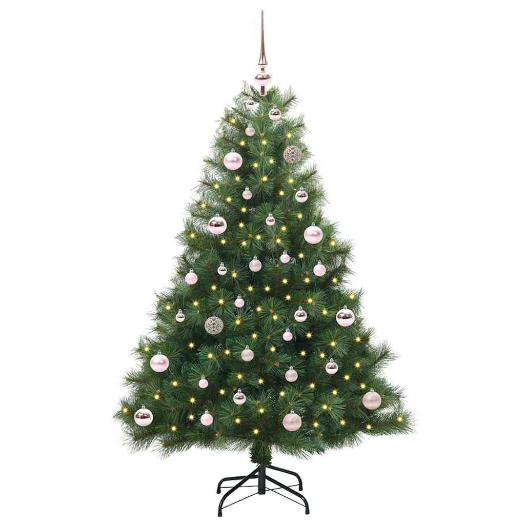 Vidaxx sapin de Noël artificiel avec 150 LED avec standard vert 150 cm PE et PVC