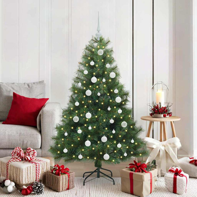 Vidaxx sapin de Noël artificiel avec 150 LED avec standard vert 150 cm PE et PVC
